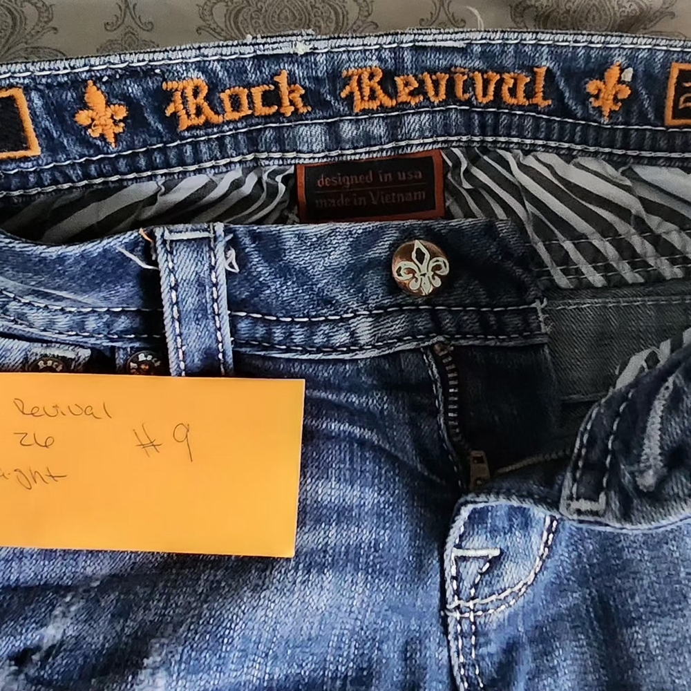 Rock Revival Blue Denim Jeans